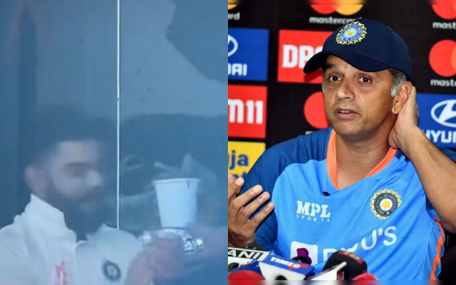 Rahul Dravid breaks his silence on the mystery food that was offered to Virat Kohli during the second day of the second test match against Australia