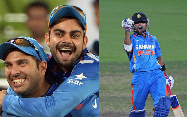 "Have a cheekoo shake for recovery before sleeping" - When Yuvraj Singh complimented Virat Kohli for his spectacular inning against Sri Lanka in 2012 in Hobart