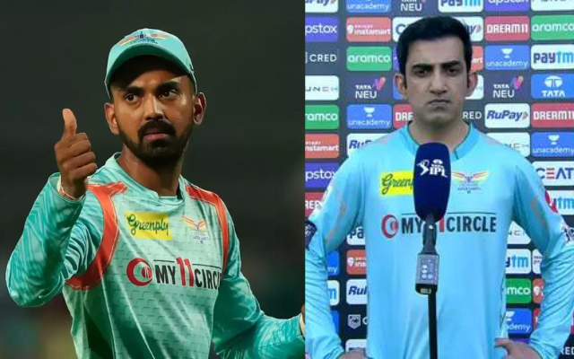 "Gambhir won twice with his extreme attitude and Rahul still struggling with stable head" - Twitter reacts as Gautam Gambhir said that they are lucky to have KL Rahul as a captain with stable head