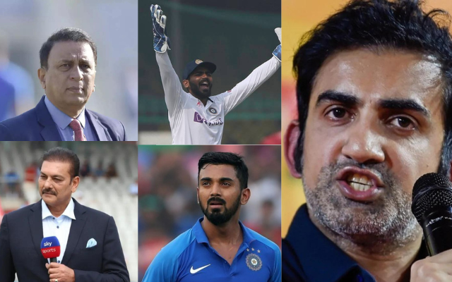 "These ex-cricketers who are questioning and doubting his abilities should first take a look at themselves as how long they had flopped" - Gautam Gambhir fires shots against Sunil Gavaskar and Ravi Shastri for suggesting India tod rop KS Bharat for KL Rahul in the WTC final