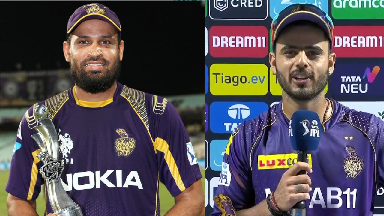 "If you are not going to give him the new ball, then why is he playing?", Yusuf Pathan blames Nitish Rana for his particular team selection for the Kolkata Knight Riders