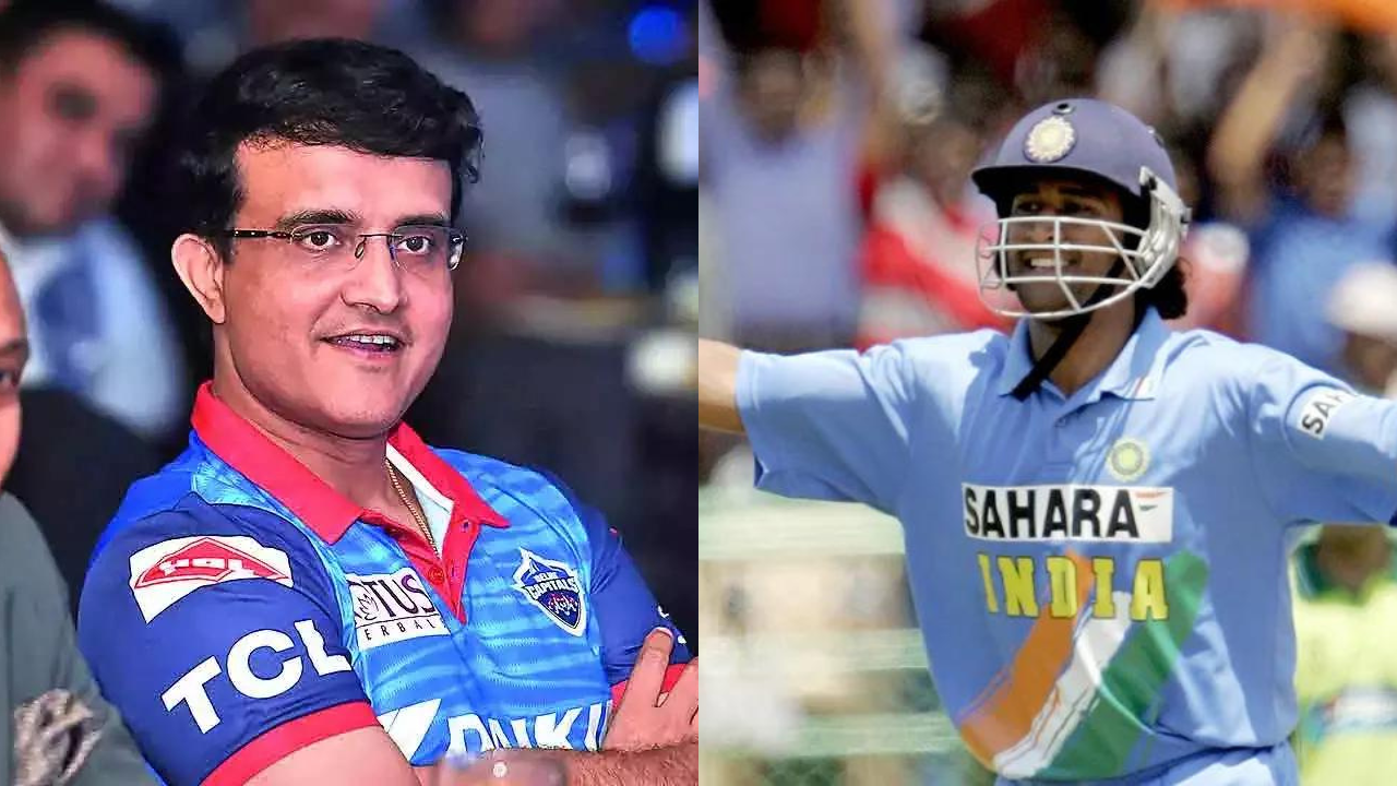 "He was sitting in shorts because he knew he would bat at No.7", Sourav Ganguly recalled the incident when he asked MS Dhoni to bat at number 3