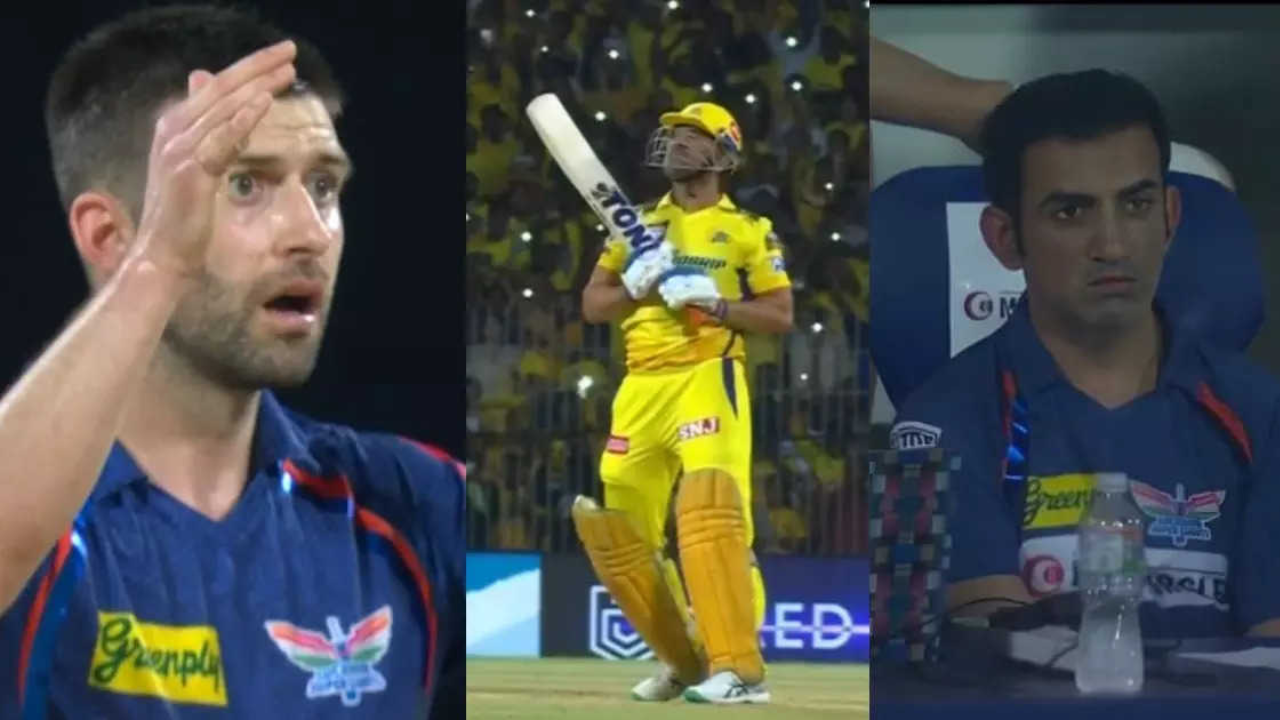 "I feel he should have done the same thing with third ball" - Twitter reacts after Mark Wood recalls MS Dhoni's powerful six off his bowling in IPL 2023