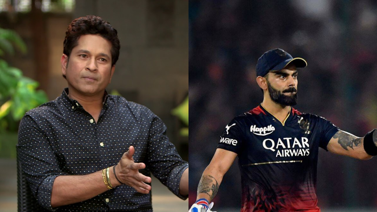 "It was evident that this would be Virat’s day from the very first ball when he played that cover drive", Master Blaster Sachin Tendulkar reacts after Virat Kohli smashes his sixth IPL century